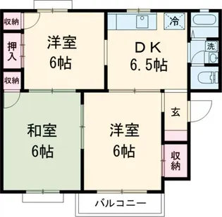アルカディアプラック【2階】の間取り
