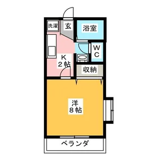 サンライズ【3階】の間取り