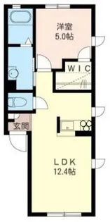 アークコート下大島【1階】の間取り
