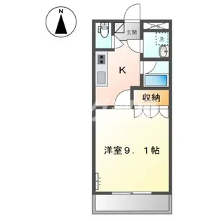 エスポワール・楯森【2階】の間取り