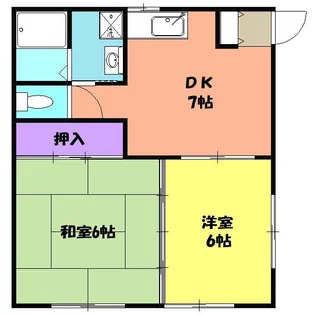 パクス塚本【2階】の間取り