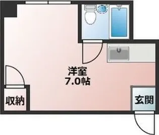 コーポ福田 II【3階】の間取り