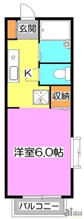 埼玉県新座市栗原5【アパート】の間取り