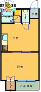 アメニティプレイスKOYANAGI【3階】の間取り