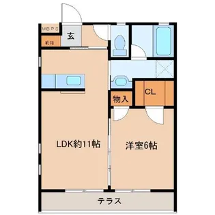 NOA B【1階】の間取り