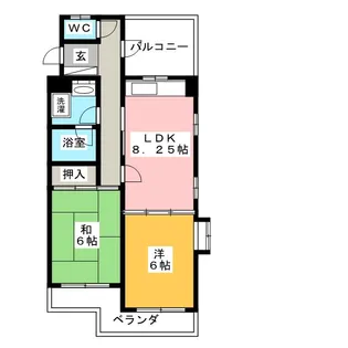 グランドメゾン新瑞東【5階】の間取り