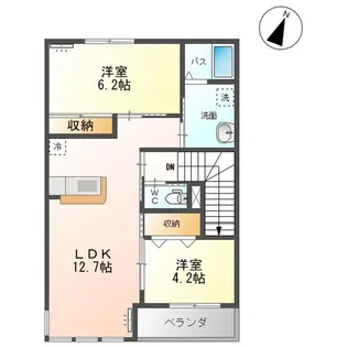『グランドゥ』【2階】の間取り