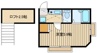 キャトルひばりヶ丘III【2階】の間取り