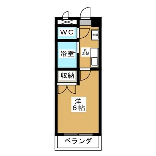 シャンポール長久手【2階】の間取り