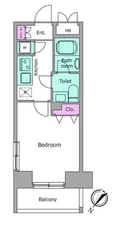 東京都中央区日本橋人形町3【マンション】の間取り