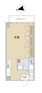 秀和六本木レジデンス【5階】の間取り