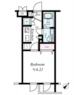 ステージグランデ田園調布アジールコート【2階】の間取り