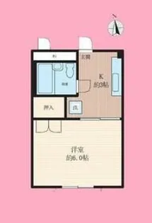 サンハイム竹間【2階】の間取り