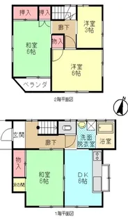 東京都八王子市中野上町1【一戸建】の間取り