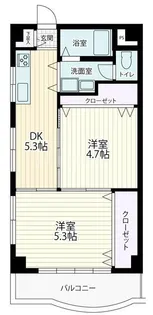 木下ビル【4階】の間取り