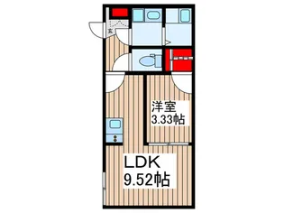 FAIR東向島【3階】の間取り