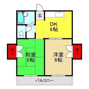 埼玉県川口市領家1【アパート】の間取り