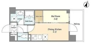 アジュールテラス目黒八雲【5階】の間取り