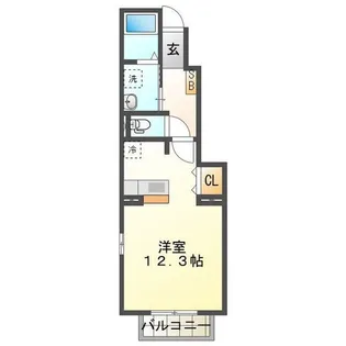 マリーナ・ヴィラ I【1階】の間取り