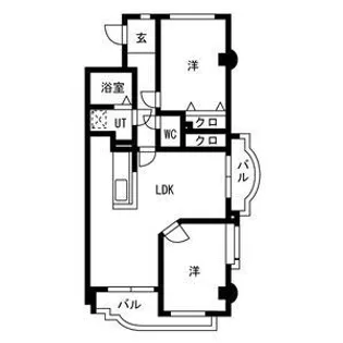 グランディール【2階】の間取り