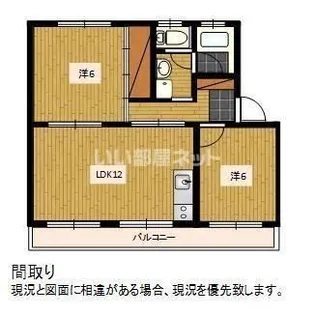 ヴィラコンフォート下俣南【2階】の間取り