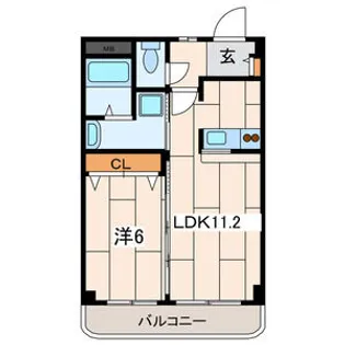 アプリコットハウス【4階】の間取り