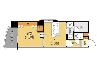 フレックス大濠公園【8階】の間取り