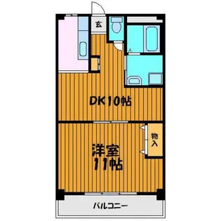 ミカドオクション【4階】の間取り