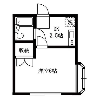 ユーハイツ【2階】の間取り