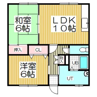 コーポホワイト【2階】の間取り