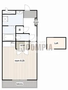 Y’s BREEZE【1階】の間取り