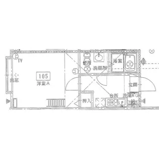 リファイン発寒中央【1階】の間取り
