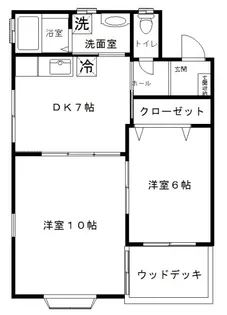 カーサ・フィオーレI【2階】の間取り