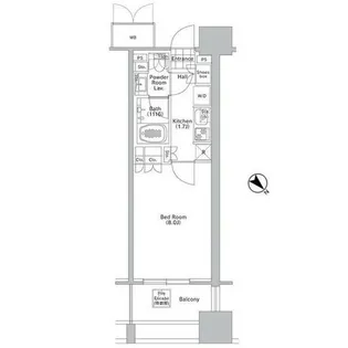 東京都目黒区青葉台4【マンション】の間取り