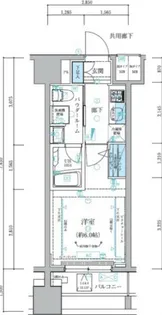 メインステージ平和島II【4階】の間取り