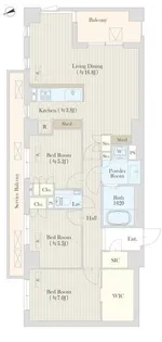 コート元代々木町【1階】の間取り