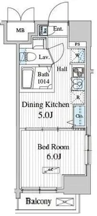 Totsu Residence Kaminarimon【8階】の間取り