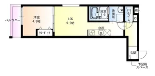 フジパレス御幣島【1階】の間取り