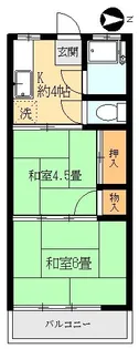 静風荘【2階】の間取り