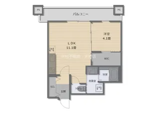 グランドレジデンス高宮南【4階】の間取り