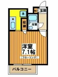 櫻井フラット【4階】の間取り