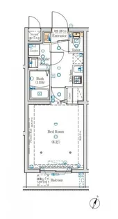 ヴォーガコルテ上野毛【2階】の間取り