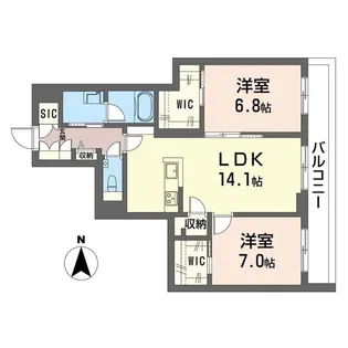 デア グランツ【2階】の間取り