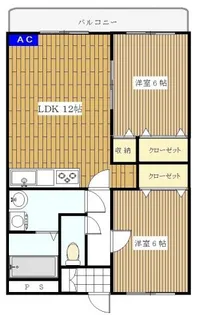 グレイスメゾンII【1階】の間取り