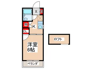 ドリームコーポ【1階】の間取り