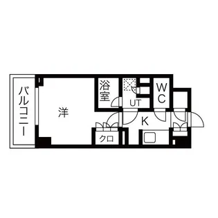 シーズンフラッツ高田馬場リバーサイドノース【4階】の間取り