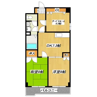 ロジュマン松本【3階】の間取り