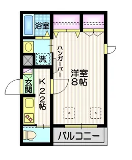 アネシス北馬込【2階】の間取り