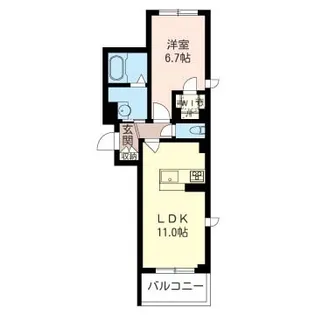 プレミアムレジデンス【2階】の間取り