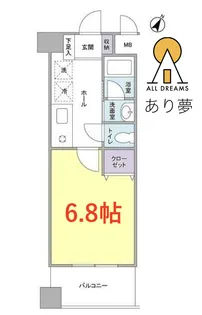 コフレ横浜星川【7階】の間取り